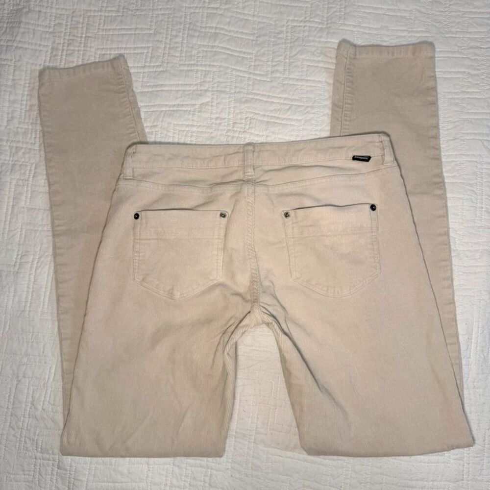 Patagonia Corduroy Straight Leg Pants Organic Cotton Beige Size 28